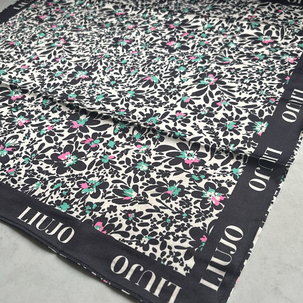 Liu Jo Floral Silk Scarf (made in Italy)